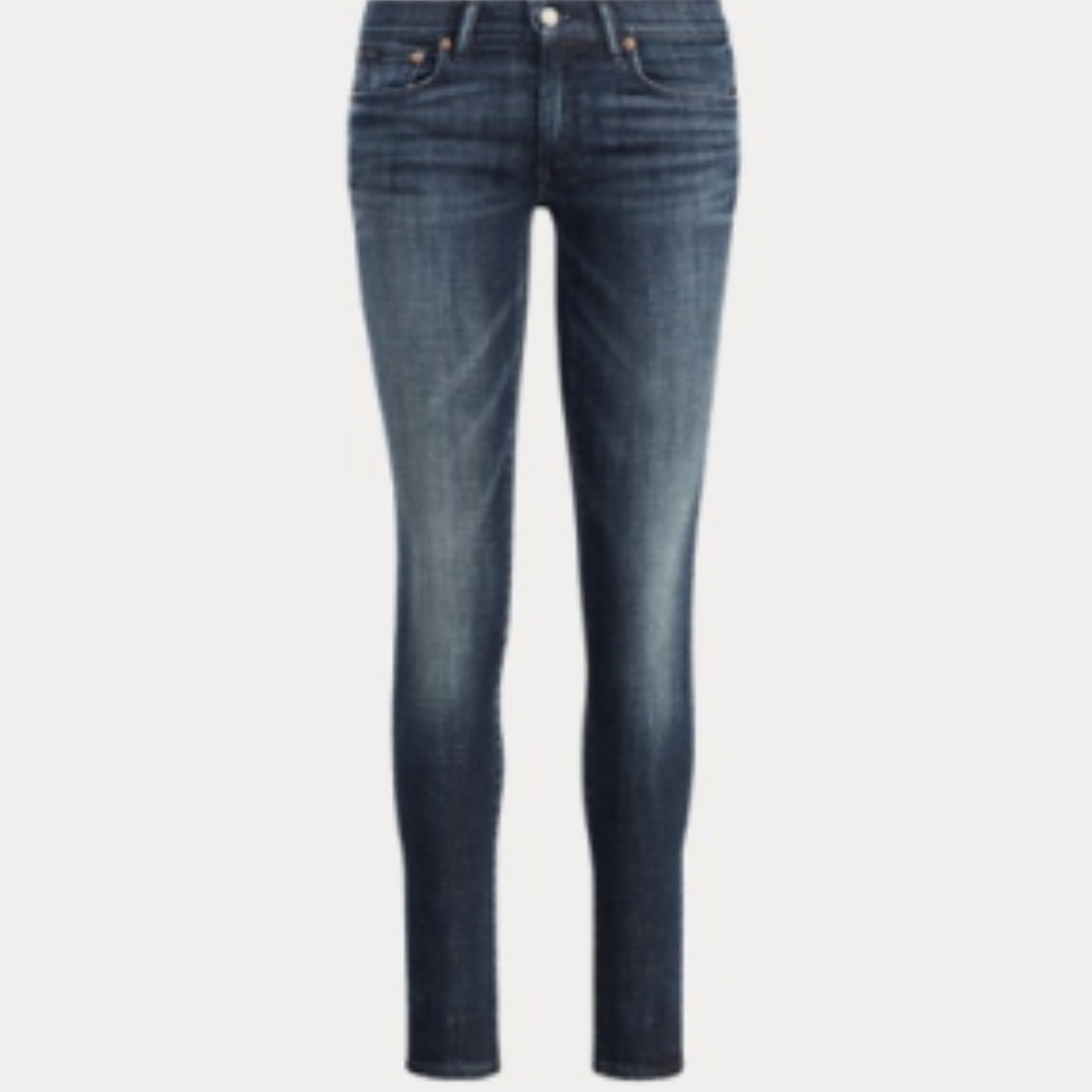 Polo Ralph Lauren Tompkins Skinny Jean-Dark Indigo